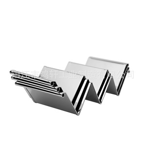 Soporte para tacos de acero inoxidable 430, soporte en forma de W, grosor de 0,8 mm, para uso doméstico en la cocina - Product Image 4
