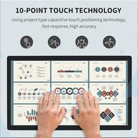 Nouvel écran tactile Android 11 de 23,8 pouces, tablette 16:9 FHD 1080P WiFi et BT, haut-parleurs intégrés, noir, RK3568, 2 Go de RAM, 32 Go de ROM
