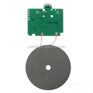<span class=keywords><strong>Qi</strong></span> sạc mô-đun Loại C Android ngân hàng điện không dây sạc Pad tất cả các điện thoại nhận và máy phát pcba cuộn dây và PCB - Product Image 2