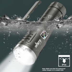 XINSITE, перезаряжаемый светодиодный фонарик с высоким люменом, супер яркий корпус из алюминиевого сплава, USB зарядка, Тактическая Охота, водонепроницаемый - Product Image 2