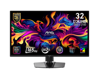 Moniteur M-S-I MAG 322UP QD-OLED E16 31,5 pouces 3840 x 2160 (UHD) 165 Hz, dalle IPS, temps de réponse de 1 ms, 125 % sRGB, 16:9, 350 nits, HD/DP