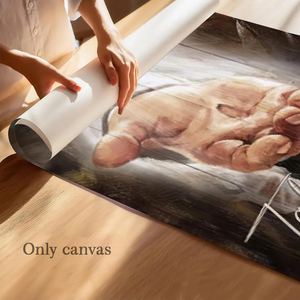 Cuadro <span class=keywords><strong>de</strong></span> Jesús: Pintura a Mano <span class=keywords><strong>de</strong></span> Dios Sosteniendo <span class=keywords><strong>Mi</strong></span> Mano, Arte <span class=keywords><strong>de</strong></span> Pared en <span class=keywords><strong>Lienzo</strong></span> Sin Marco, Obra Religiosa para Decoración <span class=keywords><strong>de</strong></span> Iglesia y Hogar - Product Image 2