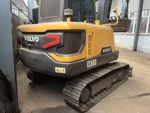 Excavatrice sur chenilles Volvo Ec60d jaune, équipement de construction lourd - Product Image 2