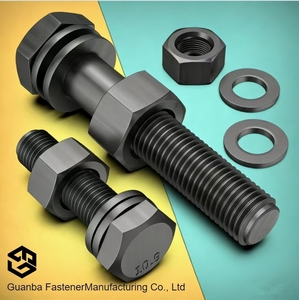 Parafuso Hexagonal de Aço Liga Grau 8.8, Parafuso Hexagonal DIN933, Parafuso Hexagonal com Óxido Preto, Parafuso Hexagonal com Rosca Completa, Parafuso Hexagonal de Alta Resistência - Product Image 1