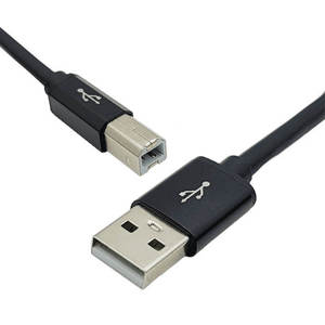 USB Convert Data Line Wire Harness Black A-B Male to Male Printer <b>Power</b> <b>Cable</b> for Electronic Devices - Product Image 1