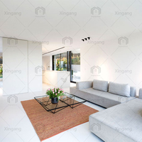 Villa modulaire en acier de luxe de haute qualité, construction rapide, maisons préfabriquées, caractéristique imperméable pour maison, bureau, magasin, salle de bain, États-Unis