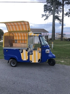 Camión de comida móvil con certificación CE Remolque de comida de motocicleta de 3 ruedas a la venta, carrito de helado personalizado de Europa - Product Image 2