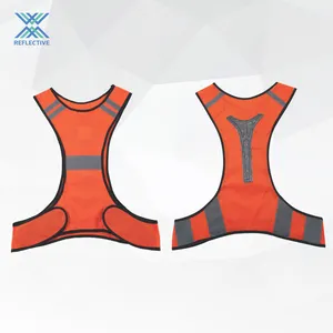LX LED Safety Vest Backpack Reflective Running Vest Hi Vis Reflective Safety Vest For Running
