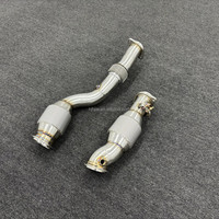 Factory Outlet SS304 knalpot Downpipe dengan katalis knalpot untuk BMW M3 M4 G80 M3 M4 G82 S58 3.0T