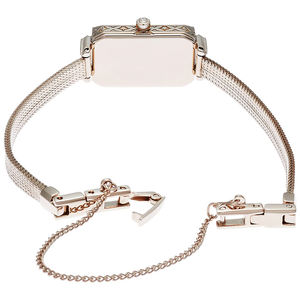 Montre <span class=keywords><strong>bracelet</strong></span> en diamant véritable pour femme, montre en acier inoxydable avec <span class=keywords><strong>maille</strong></span> en diamant - Product Image 4