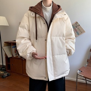 Veste d'hiver en duvet imperméable à capuche en deux pièces pour hommes et garçons 2025 Nouvelle version épaisse et chaude - Product Image 6