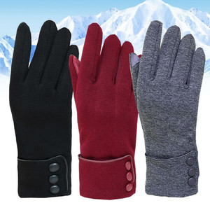 Women Men Winter <strong>Gloves</strong> Touch Screen Autumn Warm Windproof Velvet <strong>Gloves</strong> Wrist <strong>Mittens</strong> Driving Ski <strong>Gloves</strong> - Product Image 2