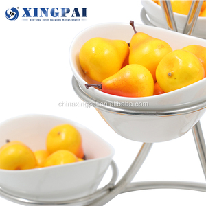 שינגפאי יוקרה ציפור כסף שש קומות מלון נשף חתונה קישוט מזון צלחת פירות ניתנת להסרה - Product Image 4