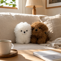 Jouets en peluche pour chiens lestés, super doux, brodés, unisexe, 100 % polyester, anti-stress, pour fête d'anniversaire