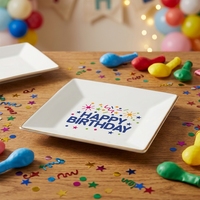 Großhandel Goldrand-Rohlinge Sublimation 4,5 Zoll Keramik-Schmucktablett Hochzeitsgeschenk Ringschale Geschenkpackung