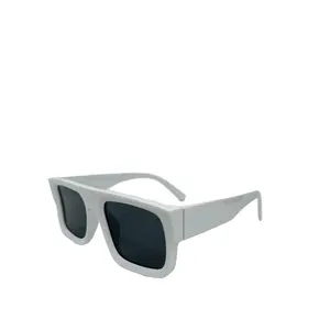 2024 individualisierte modische große Box von Hawk als Sonnenbrille Herren Damen schwarz/weiß/rosa Unisex Straßenfotografie für den außenbereich