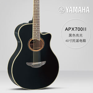 กีตาร์โปร่งไฟฟ้า <span class=keywords><strong>Yamaha</strong></span> APX700II ขนาด 40 นิ้ว ไม้สปรูซ สำหรับการแสดงบนเวที มุมขาด - Product Image 3