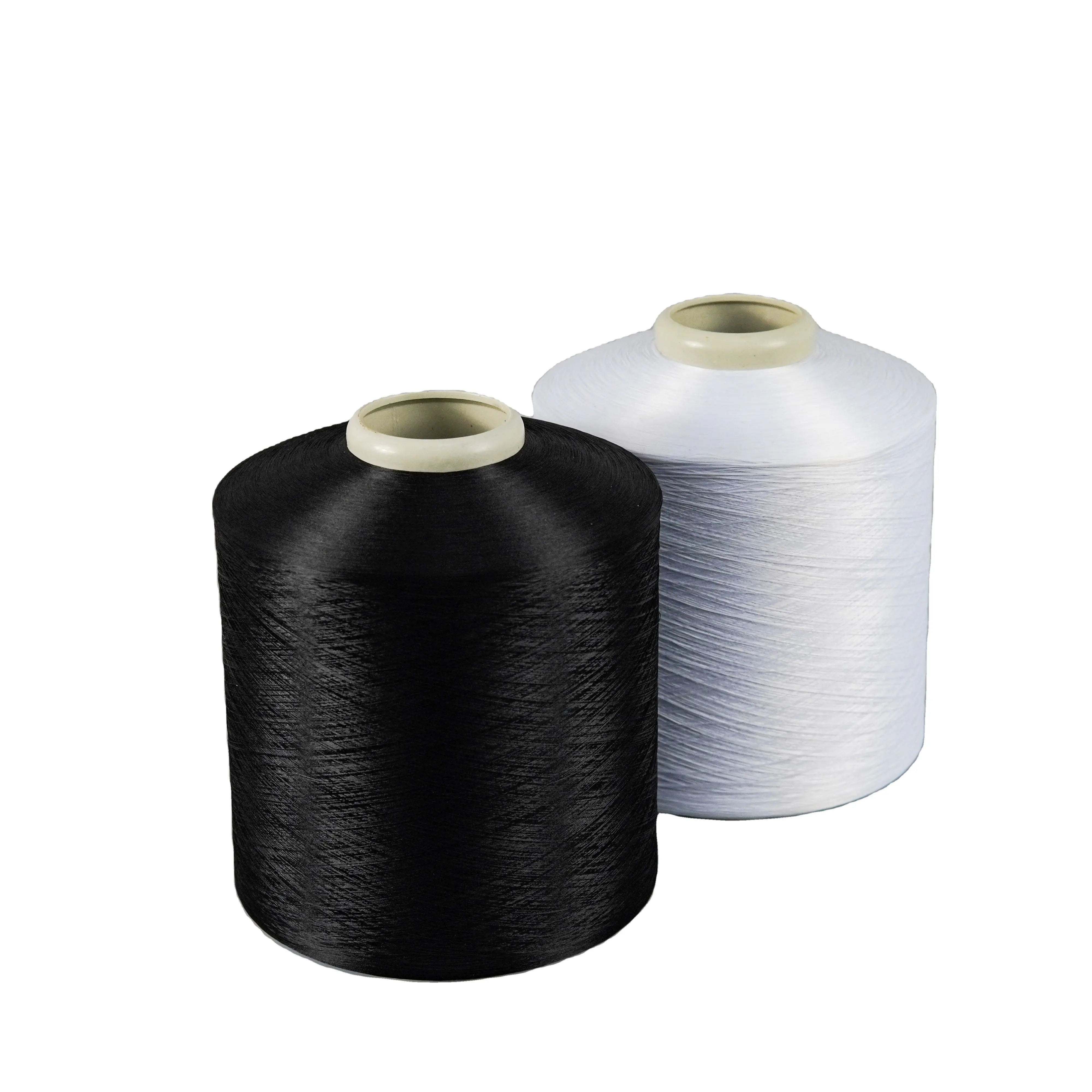 Xinglilai Raw white senorita sys pure 50d 24f 83dtex 36f poliestere dty filament yarn zero twist per tessuti per la casa lavorati a maglia