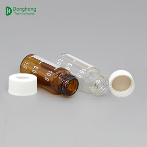 Vial de almacenamiento de muestra superior con tornillo de 10ml, muestreador automático de vidrio ámbar vial de/transparente, 100 unidades/paquete - Product Image 4