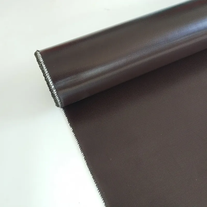 Factory Cheap Roll Cloth Black Silicone Coated Fiberglass Fabric