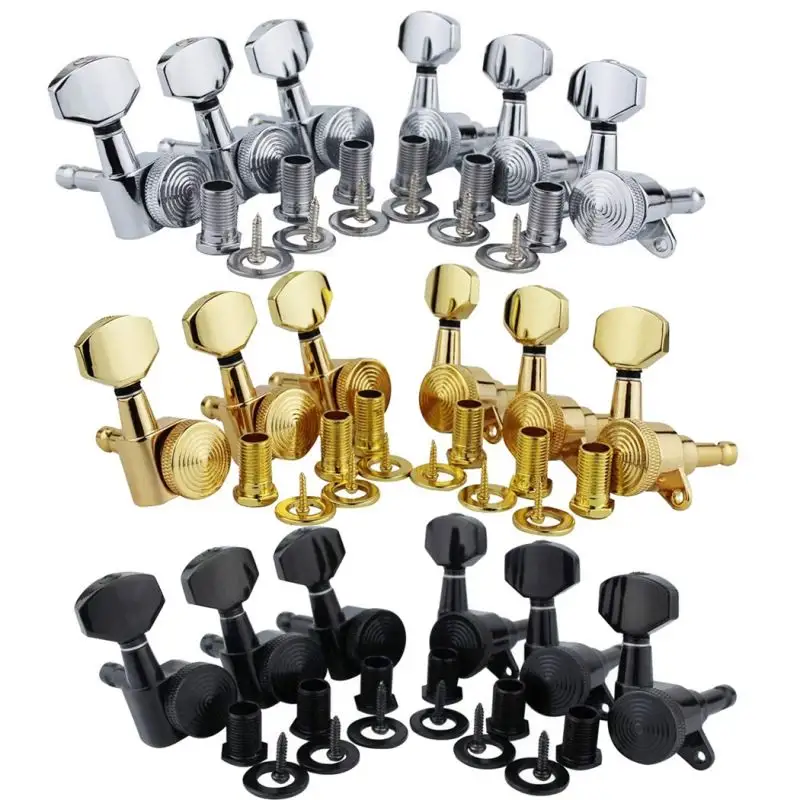 Guitar Tuners Tuning pegs key 1:18 Factory direct sell 6R/6L/3L 3R Guitar Locking Tuners