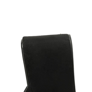 Mules compensées noires Moncheer personnalisées pour <span class=keywords><strong>femme</strong></span>, antidérapantes, à bout ouvert, avec strass dorés, pour l'été et l'extérieur - Product Image 5