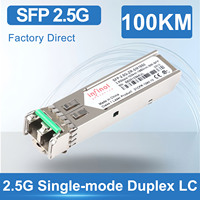 Módulo Transceptor Óptico de Fibra INFINOL SFP 2.5G ZR 1550nm 100km Dúplex LC DDM SMF FTTX FTTH, RoHS/CE/FCC