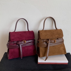Bolso de mano de gamuza vintage para mujer, novedad 2026, de lujo ligero, de nicho, de alta gama, a la moda, versátil, bandolera, proveedor líder, en stock - Product Image 2