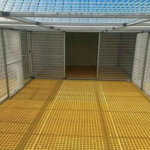 Cetakan Grating Fiberglass Permukaan Cekung 38mm, Grating FRP, Grating <span class=keywords><strong>Fiber</strong></span>, Grating Plastik FRP untuk Sistem Drainase Luar Ruangan - Product Image 2