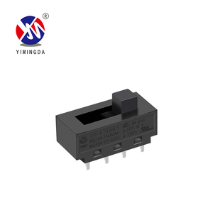 Saklar Toggle Vertikal Saklar Pengering Rambut Listrik Kecepatan Tinggi Peralatan Rumah Tangga 10A 250VAC Saklar Geser Pistol Udara Panas 2P3T PA66 - Product Image 1