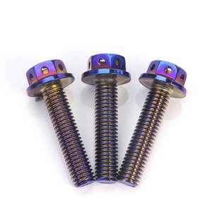 Cường độ cao M8 <span class=keywords><strong>Hex</strong></span> mặt bích Titan bu lông tùy chỉnh GR5 ốc vít kẽm mạ nhôm Nut và vít DIN tiêu chuẩn - Product Image 6