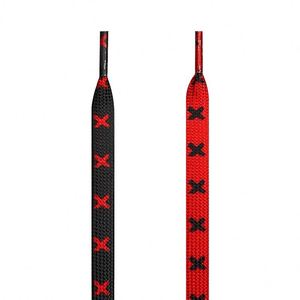 เชือกผูกรองเท้าสีดำแดงลายชิคาโกขนาดเล็ก 8 มม. พิมพ์ลายอินฟราเรด ห้ามใช้ MWTD - Product Image 1