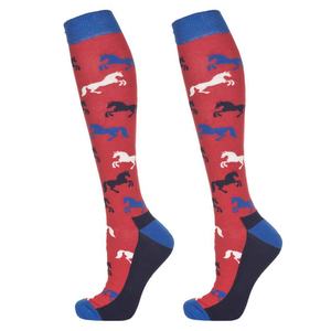 Calze da <span class=keywords><strong>Equitazione</strong></span> Personalizzate EW in Cotone Lavorato a Maglia al Ginocchio - Product Image 2