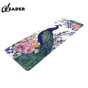 Tapis de <span class=keywords><strong>yoga</strong></span> en daim TPE de marque privée antidérapants guides d'<span class=keywords><strong>alignement</strong></span> épais et arrondis tapis de <span class=keywords><strong>yoga</strong></span> en daim de marque privée antidérapants - Product Image 2