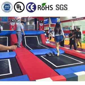 Didi Kids' Amusement Park Trampoline Park Jumping Trampoline Playground For Amusement Park Factory Sale