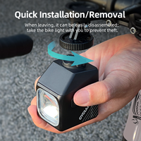 SoRider Lumière vélo haute luminosité 2000 Lumens Vélo multifonction rechargeable SoRider Route VTT Vélo Feux avant