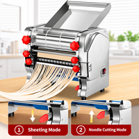 Machine à pâtes électrique commerciale, machine à rouler la pâte, machine à faire des pâtes, rouleau de 24 cm de large pour les nouilles et les enveloppes fraîches