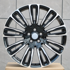 Rin de Alto Rendimiento de 20-22x9.5" 5x108/120 para Range Rover Velar, Plateado/Negro - Product Image 1