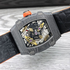 Reloj Mecánico Deportivo de Lujo para Hombre, Edición Limitada, con Malla de Fibra de Carbono, Esqueleto Tourbillon, Resistente al Agua - Product Image 6