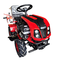 Mini-tracteur à essence Meiqi 192 4x4, motoculteur, cultivateur, véhicule électrique à quatre roues motrices