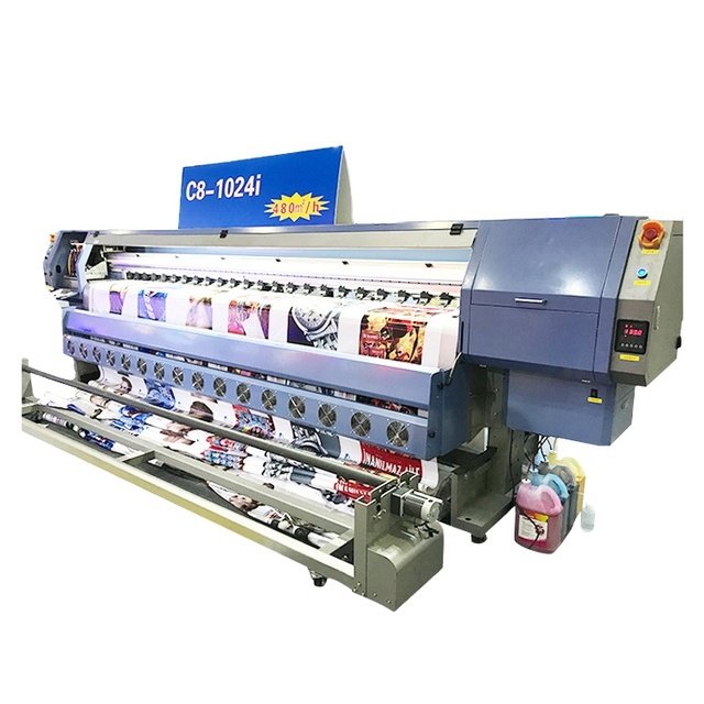 High Resolution C8-1024i PLUS KM1024i 30pl 3.2m Konica Head Eco Solvent Printer