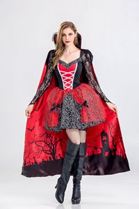 <span class=keywords><strong>Disfraz</strong></span> de <span class=keywords><strong>Bruja</strong></span> de Halloween, <span class=keywords><strong>Disfraz</strong></span> de Vampiro para Cosplay, Capa, <span class=keywords><strong>Disfraz</strong></span> de <span class=keywords><strong>Zombie</strong></span> para Fiesta de Carnaval, Vestido de Reina Demonio para Mujer - Product Image 4