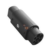 Convertisseur d'adaptateur sans fil triphasé de type 2 vers GB/T 32A avec bouton