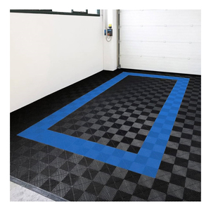 Nhiệm vụ nặng nề đồng xu Thảm slab rửa xe cao su Modular Chất lượng cao PP PVC Mat nhựa lồng vào nhau sàn nhà để xe gạch lát sàn - Product Image 5