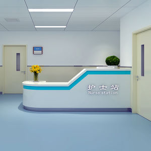 L-tipo moderno hospital front <span class=keywords><strong>desk</strong></span> enfermeira estação recepção contador feito-à-medida durável & multi-função - Product Image 5