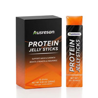 Bâtonnets de gelée protéinée personnalisés en marque blanche OEM – Compléments nutritionnels sportifs énergisants pré-entraînement