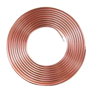Seamless 6"Sch40 CuNi 90/10 C70600 C71500 Pancake Coil Red Copper Straight Air Conditioner Insulation Pipe Copper