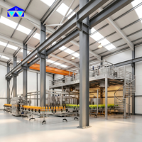 Conception clé en main de bâtiment à structure libre pour usine de produits alimentaires liquides destiné au centre de distribution de boissons