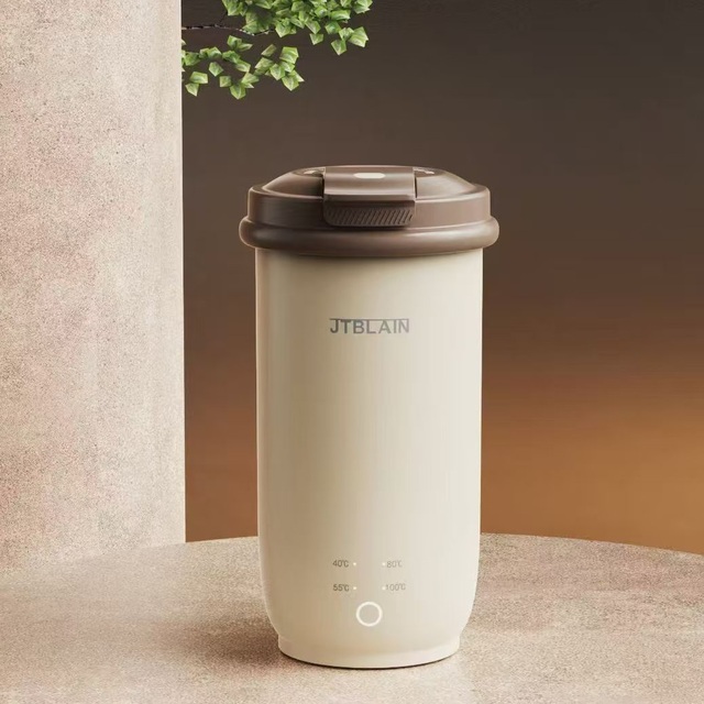 0.35L Portable Electric Travel Kettle Mini Cordless Thermal Kettle 220V for Car and Flights Use 2025 New