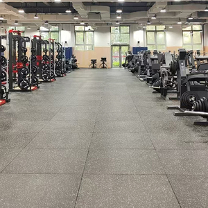 Chuyên Nghiệp Nhà phòng tập thể dục Mat ngành công nghiệp hàng đầu EPDM + SBR mật độ cao cao tầng bao gồm tùy chỉnh không mùi chống trượt phòng tập thể dục sàn gạch - Product Image 1
